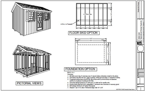 8 X 10 Garden Shed Plans