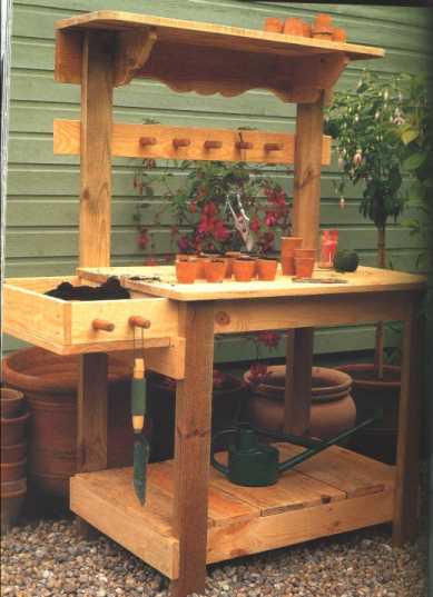 Potting Bench Plans - Easy DIY Woodworking Projects Step by Step ...