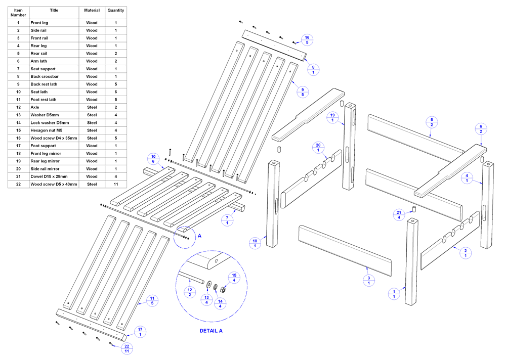 Wood Chair Plans Free