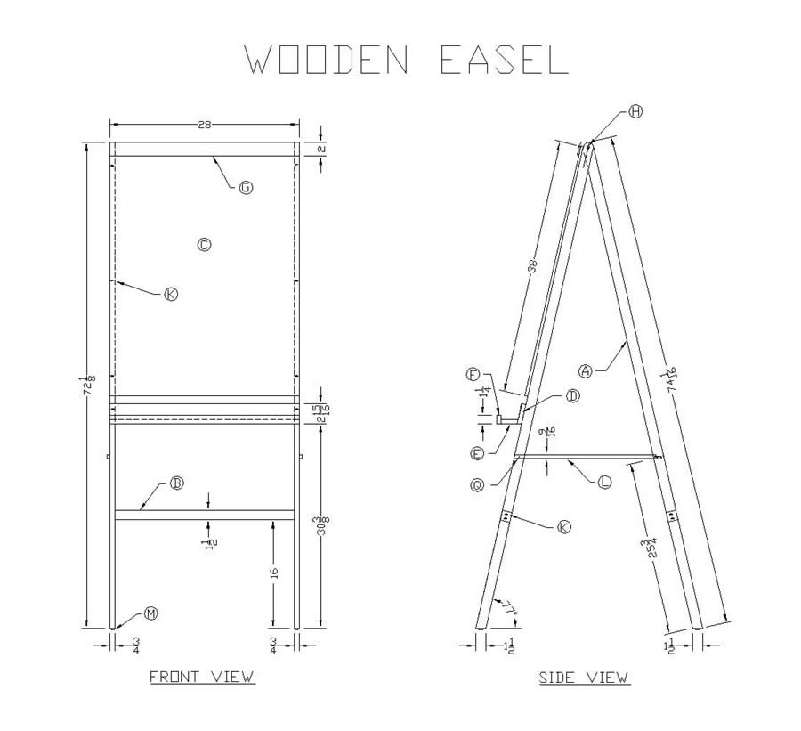 More Easel woodworking plans  Project shed