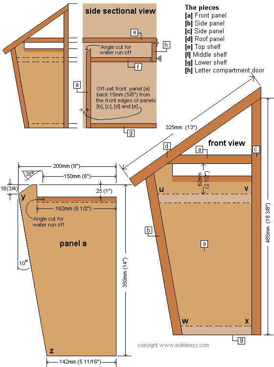 Wooden Mailbox Plans