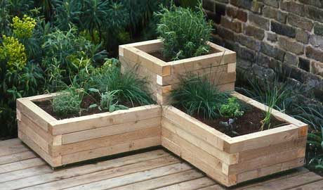 Wooden Planter Boxes