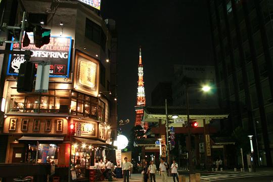 東京タワーと芝大門small