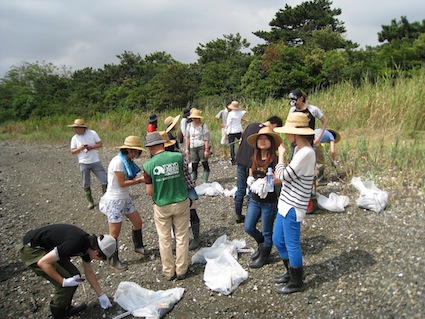 2013年9月7日（土）干潟清掃で「渡り鳥サポーターになろう！」9