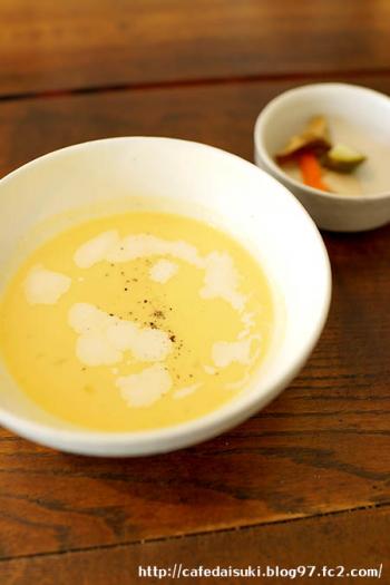 kousha◇カボチャの冷たいスープ＆ピクルス