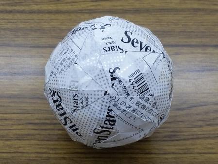 アークタンジェントボール origami ball truncated icosahedron
