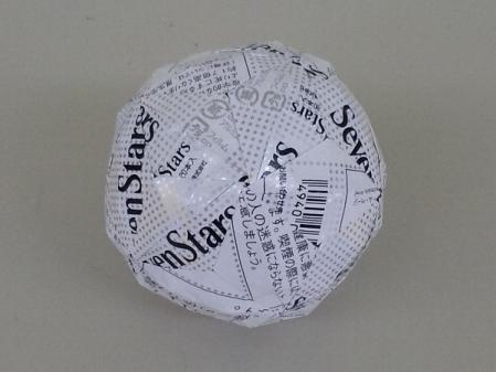 折り紙サッカーボール origami soccer ball truncated icosahedron