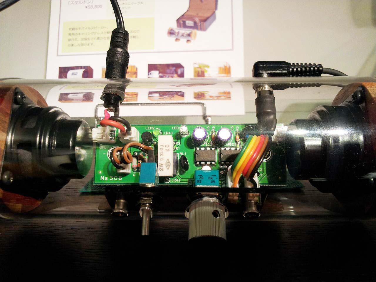 M's Systemの波動スピーカー SK0815+C Skelton Speaker - M's System