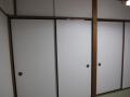埼玉県所沢市　空き室賃貸物件原状回復　６畳和室襖張替え・障子張替え　作業完了後　１
