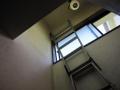 埼玉県所沢市　ご在宅一戸建て　トイレ・階段・廊下・玄関クロス張替え　階段　作業前　１
