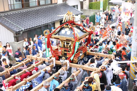 千貫神輿の渡御（昼）2　土師祭2013