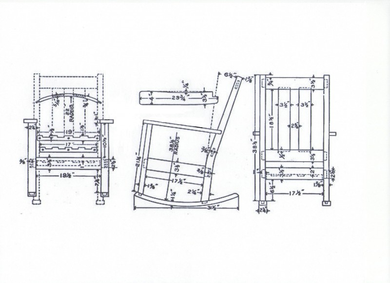 Rocking Chair Plan - Easy DIY Woodworking Projects Step by ...