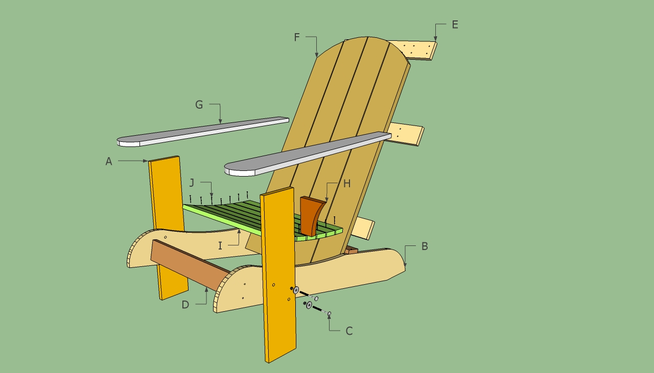 Free Wood Plans Adirondack Chair How To build a Amazing DIY 