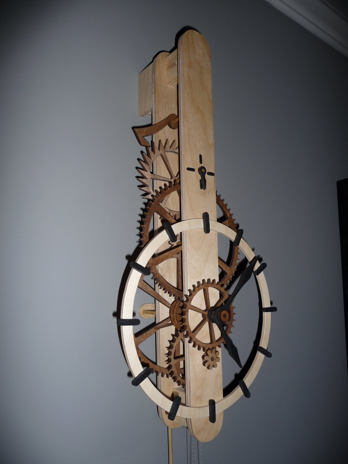 Wooden Gear Clock Kits Easy-To-Follow How To build a DIY ...