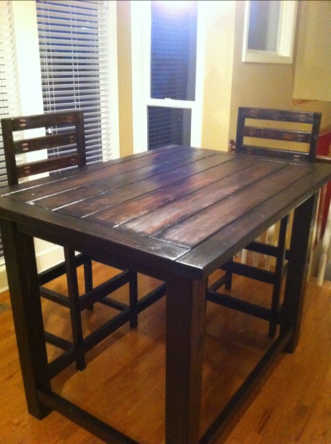 Wood Work Diy Kitchen Table Plans How To build an Easy